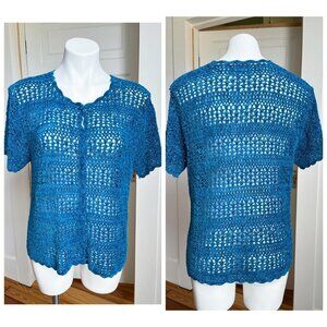 90s Crochet Cardigan